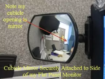 desk rear view mirror