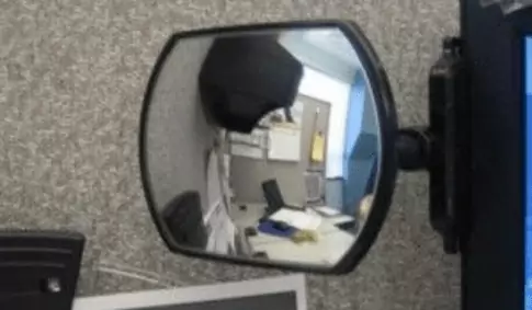 Rear View Cubicle Mirror Feature Image
