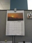 Using Clip to Hang a Calendar