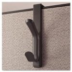 Recycled Cubicle Coat Hook with 2 Hooks