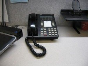 Office Phone on Desk