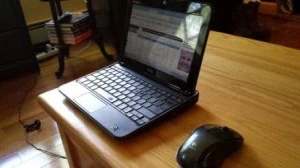 Using Logitech Wireless Mouse m225 at home with netbook