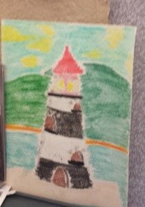 Lighthouse created by my daughter