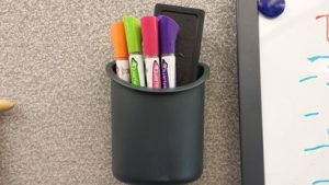 Markers in Pencil Cup