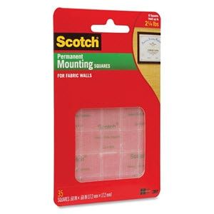Scotch Mounting Squares for Fabric Walls