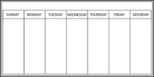Wall Pops Weekly Dry Erase Calendar