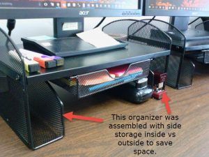 Computer Monitor Organizer