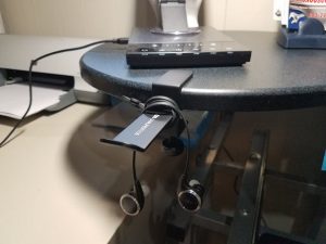 Hanging my AYL Headphones in my home office