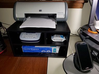 Fitueyes Printer Stand with Storage