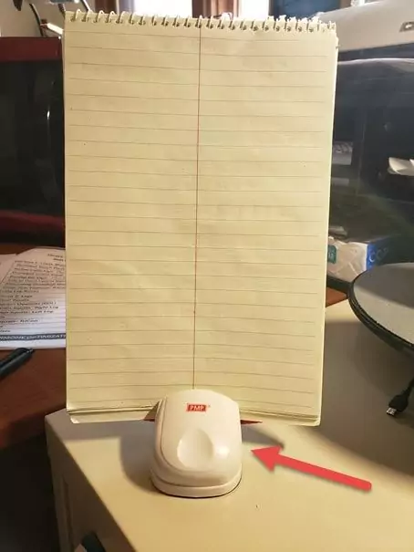 Copy Holder with Notepad Front