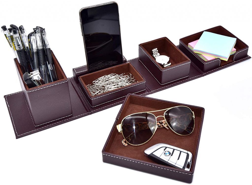 Grab the Best Leather Desk Accessories Workspace Bliss