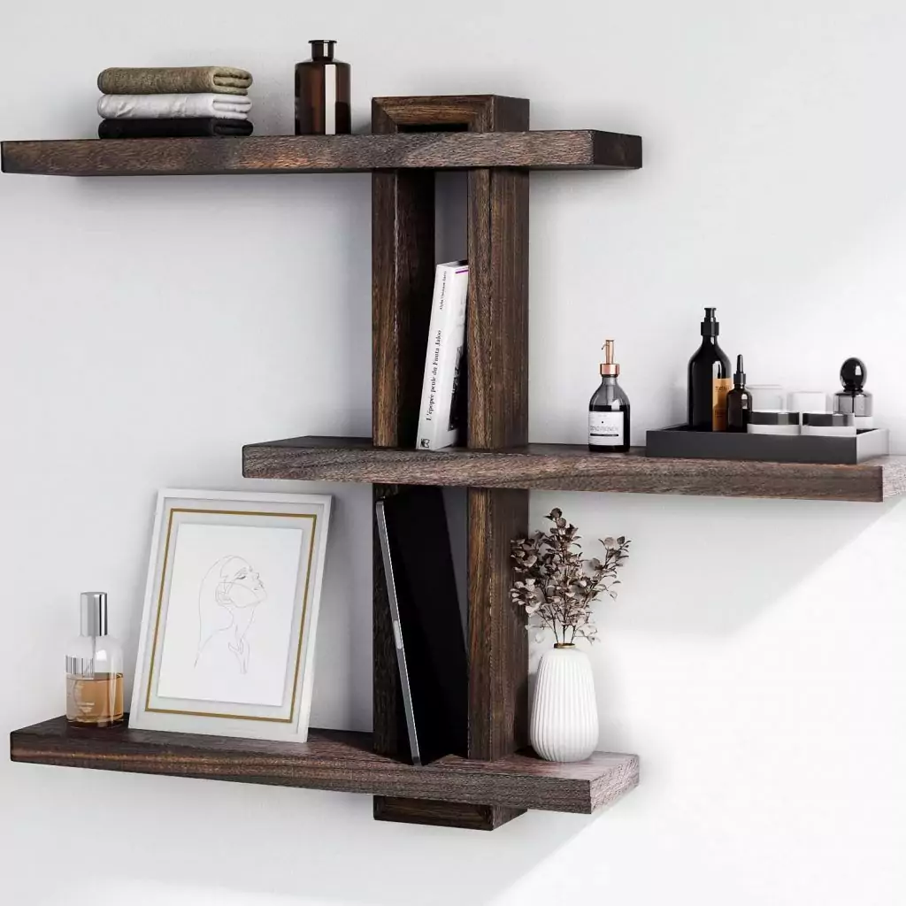 Rustic Wood Shelves