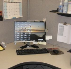 cubicle wall mount