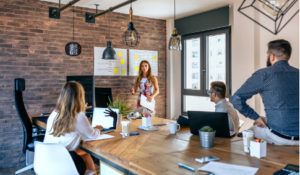 industrial style office feature