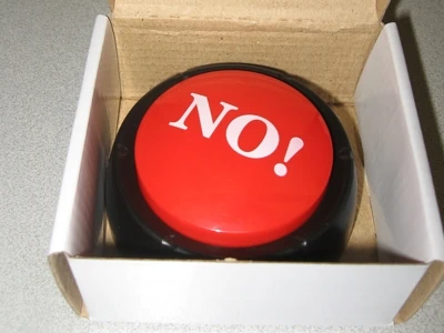 10 Ways to Say No at Work with the No Button - Workspace Bliss