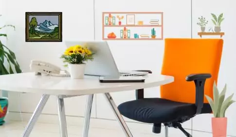 FEATURE ideas to decorate office walls