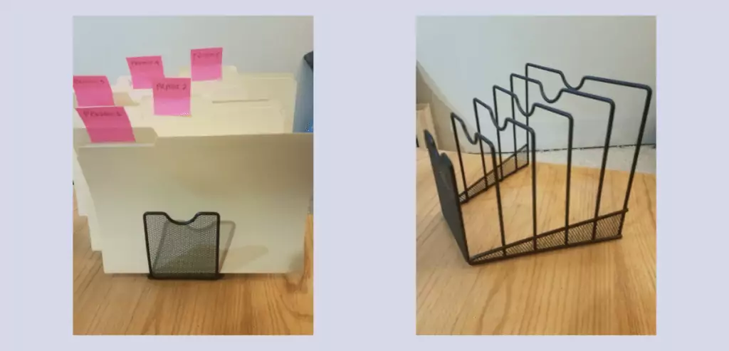 Inclined File Organizer