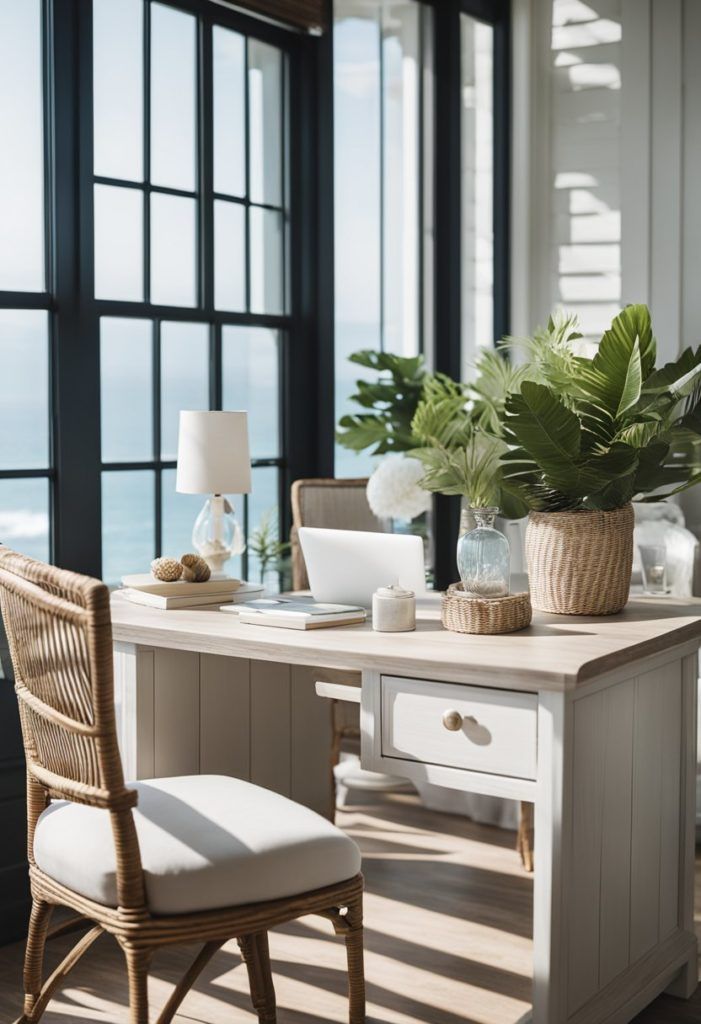 Coastal Retreat Home Office