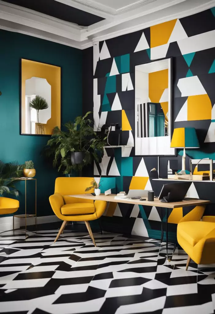 Geometric Patterns Home Office