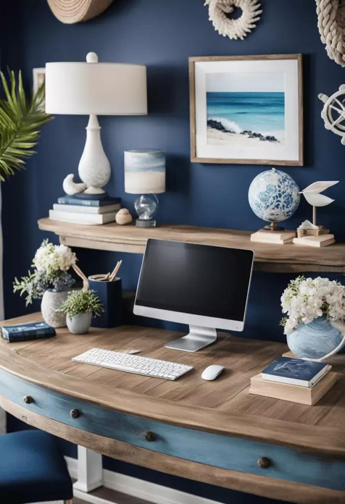 Nautical-Inspired Home Office