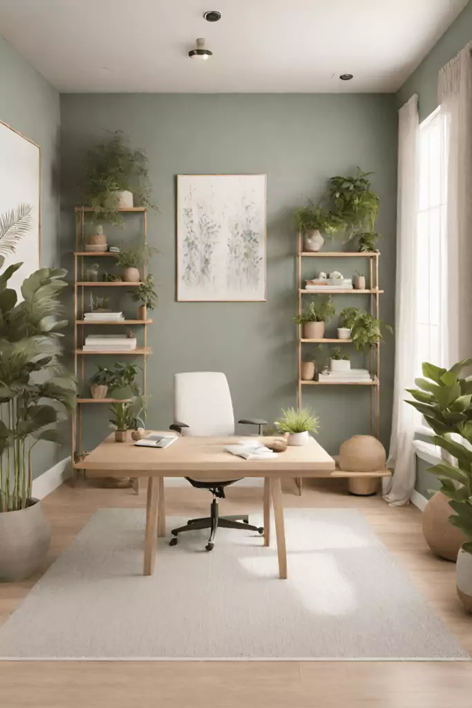 Wellness and Mindfulness Home Office