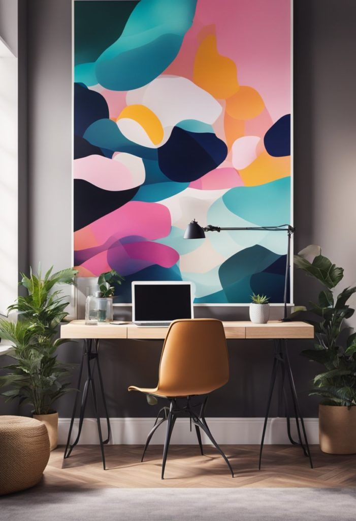 colorful abstract painting