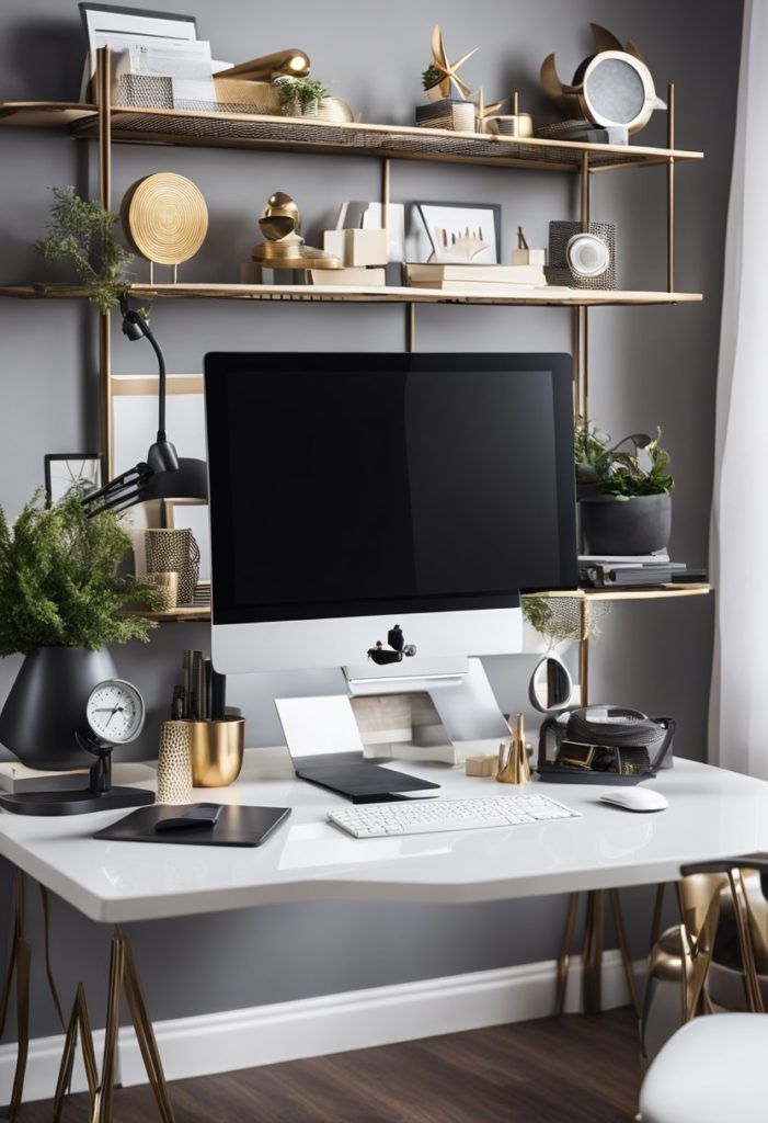 industrial metal accents