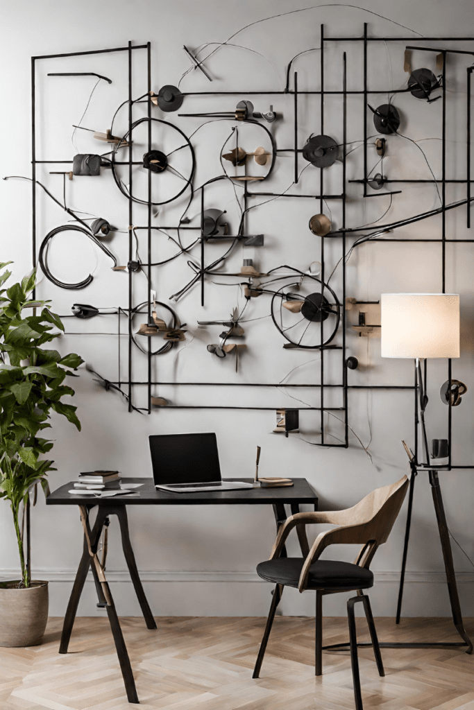 kinetic wall art installations