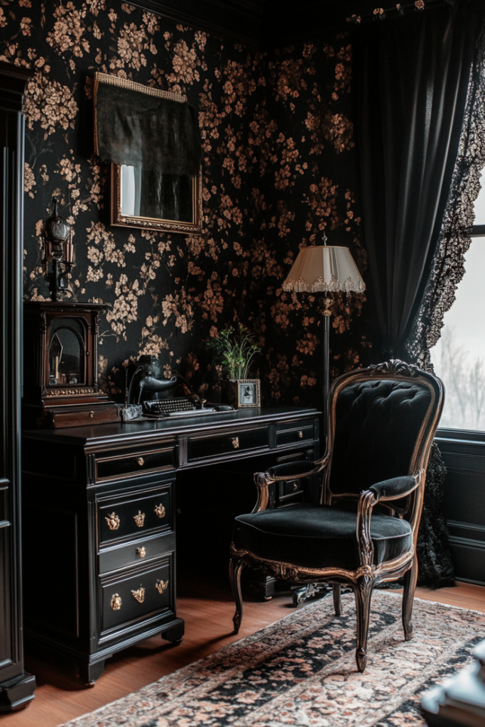 138 1 Black Lace Victorian Study