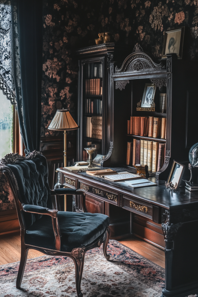 138 2 Black Lace Victorian Study