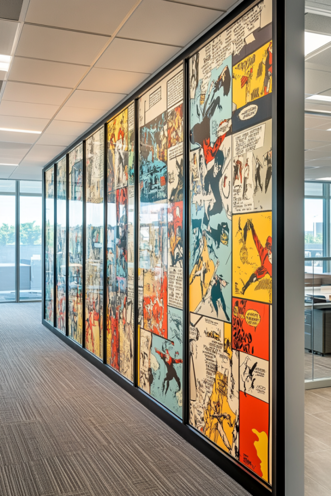 67 1 Retro Comic Strip Wall Panels