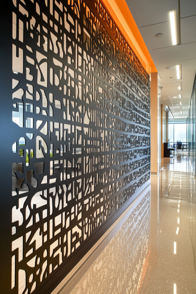 72 2 Typographic Metal Cutout Wall