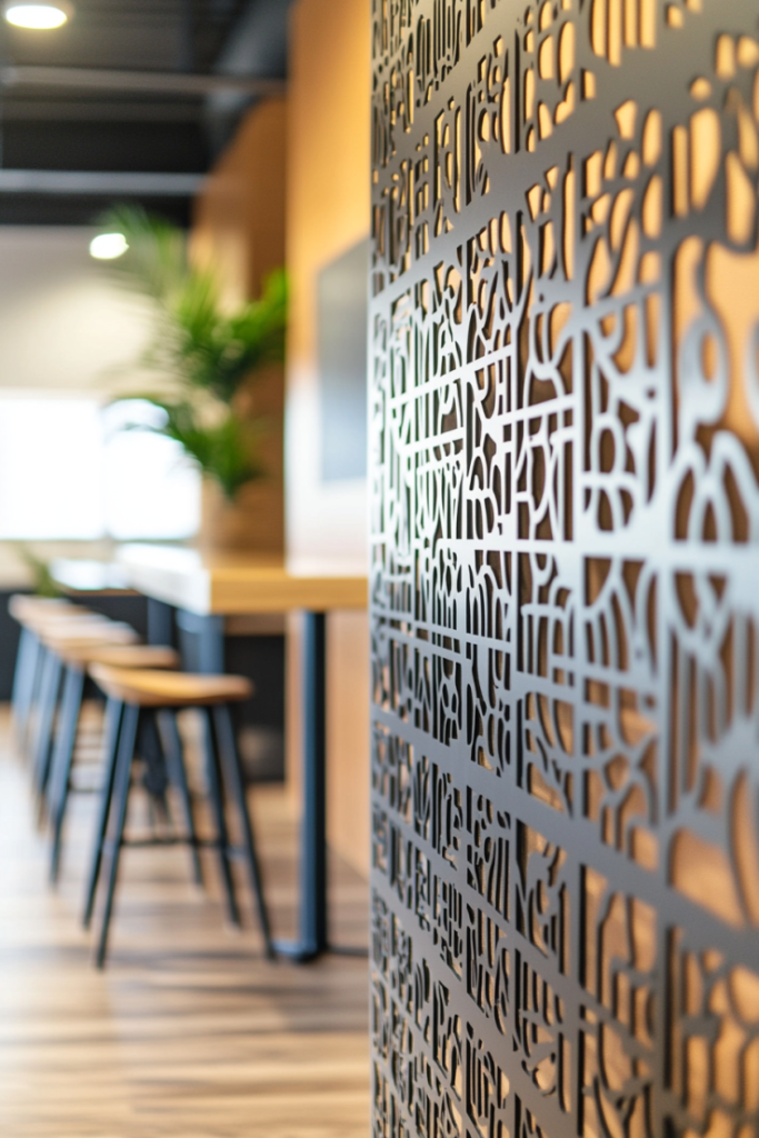 72 3 Typographic Metal Cutout Wall