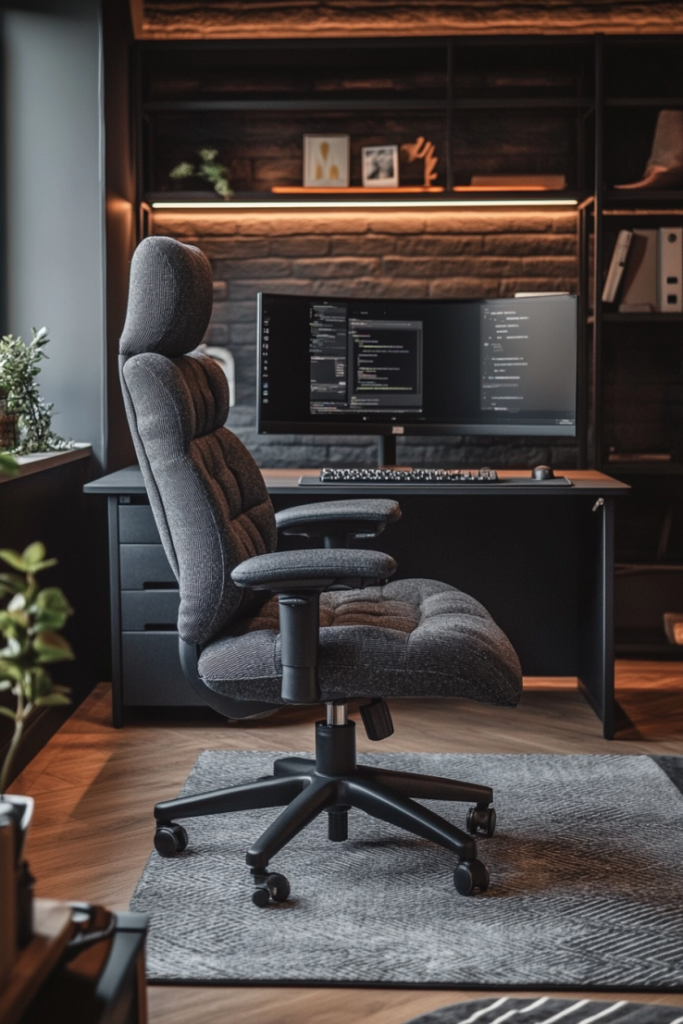Dark Textured Office