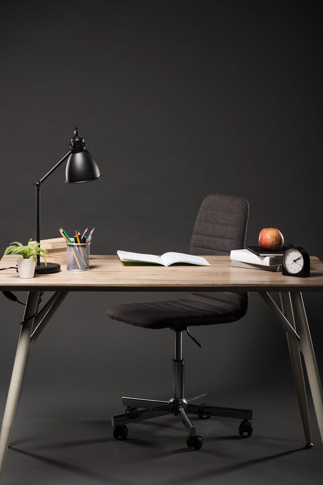 Dark Scandinavian Office
