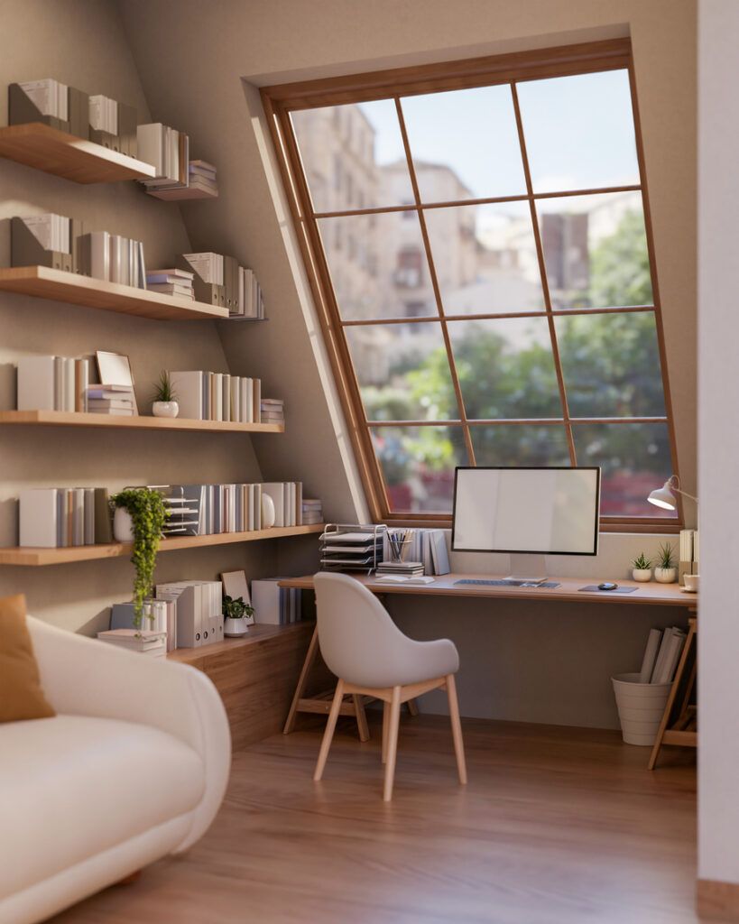 11 Attic Office and Den iStock 2196696466