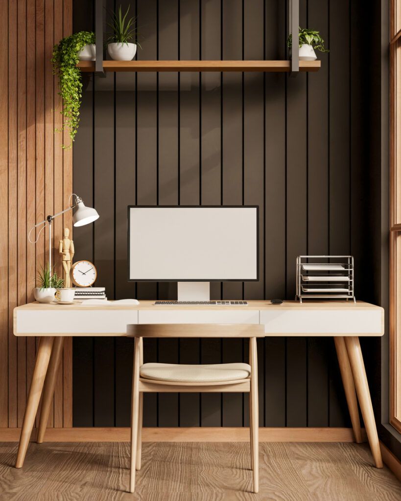 Vertical Paneling Nook