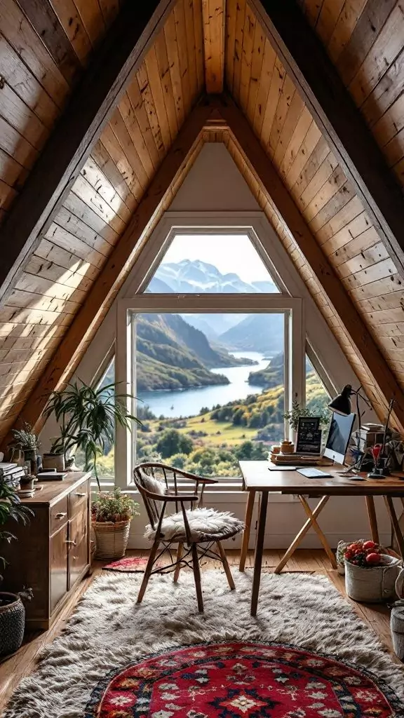 incorporating a desk with a view 