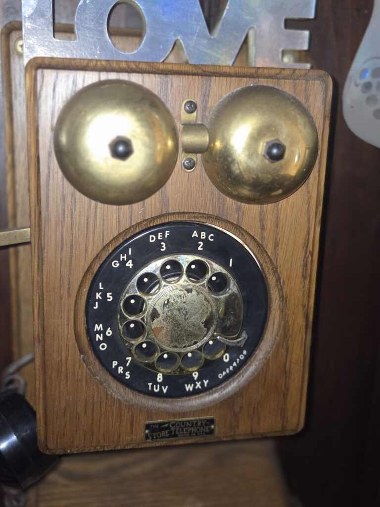 vintage rotary telephone