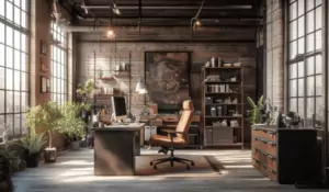 feature image industrial office style