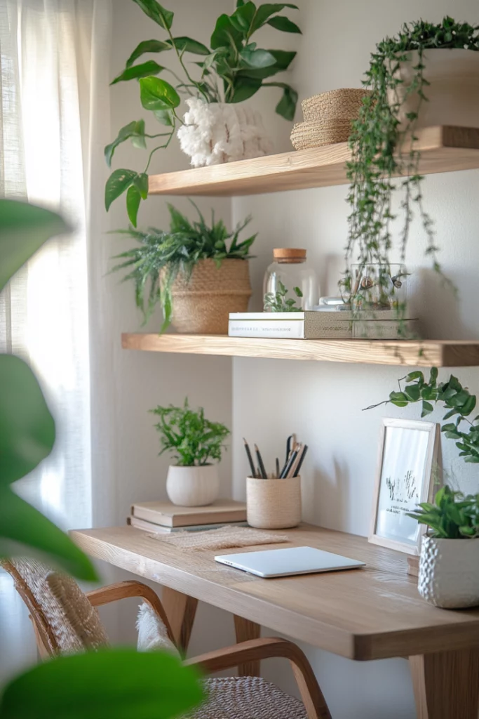 minimalist Floating Shelving