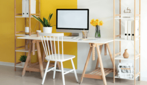 Feature Image Spring Office Decor