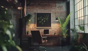 feature image modern industrial office design