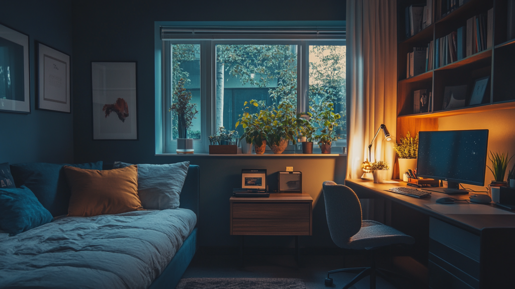 feature image in post office spare bedroom combo