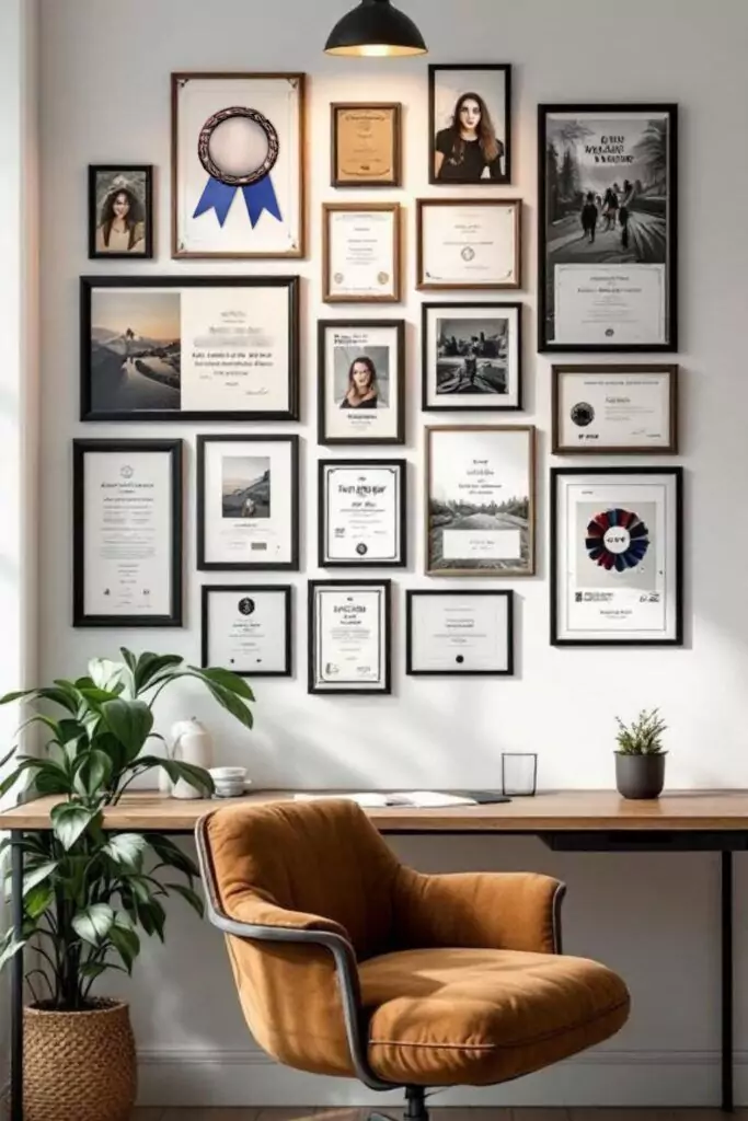 3 Hang a Gallery Wall of Personal Wins