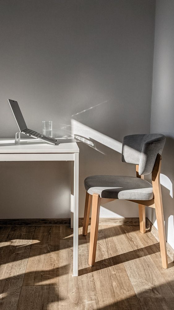 Minimalist Workspace With Lots Of Negative Space