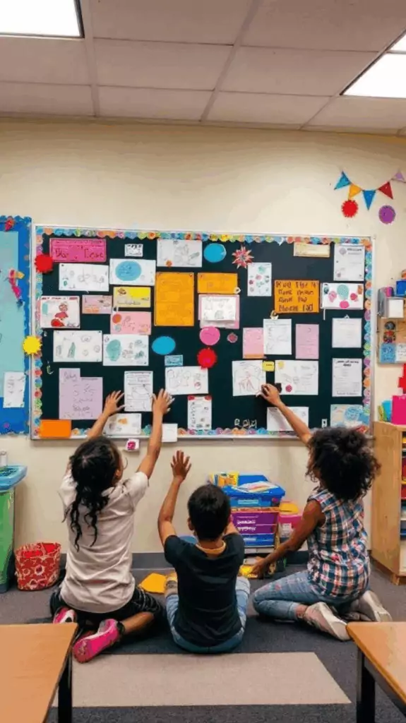 13 interactive bulletin board wall