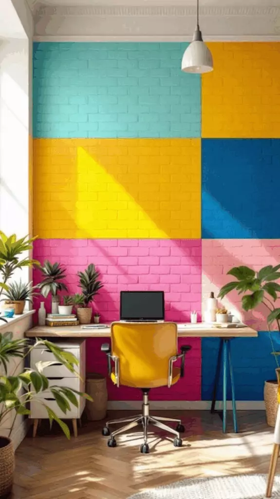 16 Mood Boosting Color Wall