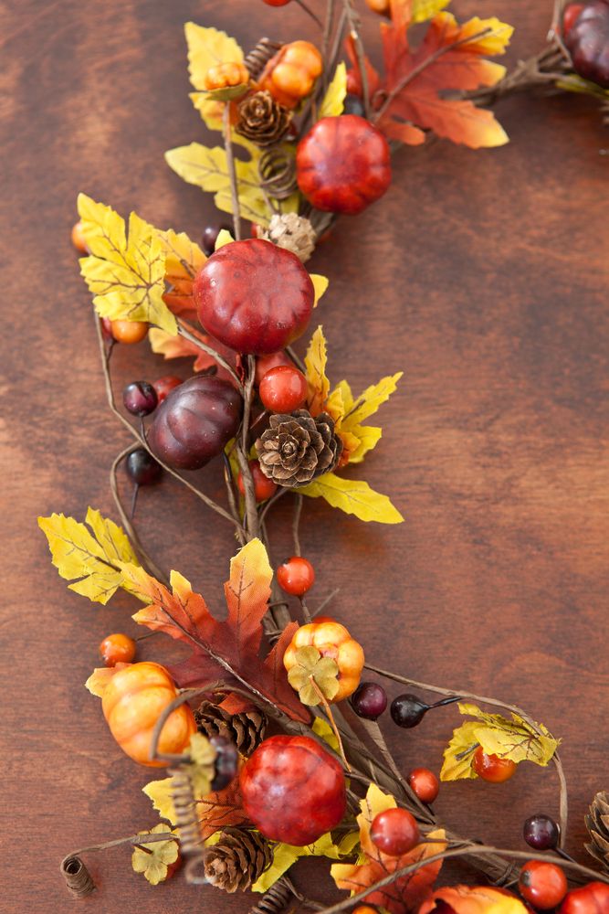 autumn leaf garland