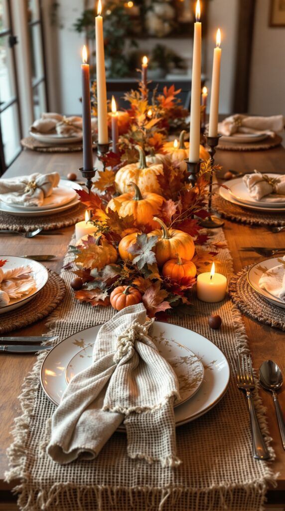 10 autumn table runner with natural textures the scene is absent of text le 20250904 171207 i808